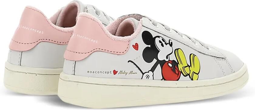 Master Of Arts Kids Mickey Mouse grafische print sneakers Wit - Foto 2