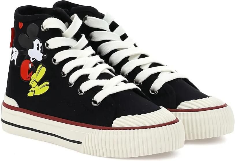 Master Of Arts Kids Mickey Mouse high-top sneakers Zwart