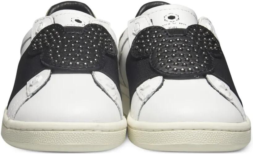 Master Of Arts Kids Sneakers verfraaid met studs en luipaardprint Wit - Foto 2