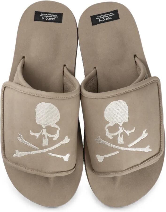 Mastermind World x Suicoke slippers Beige - Foto 2