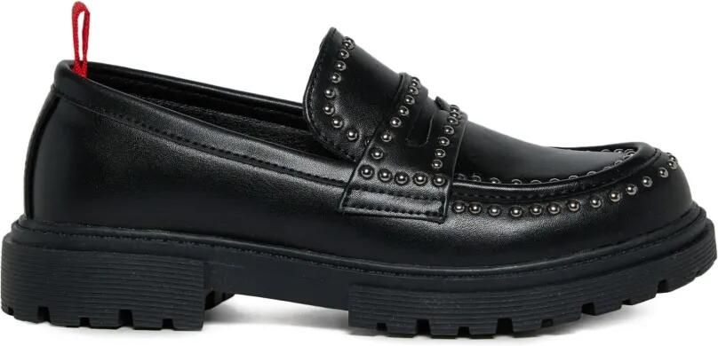 MAX&Co. Kids Loafers verfraaid met studs Zwart