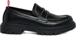 MAX&Co. Kids Loafers verfraaid met studs Zwart