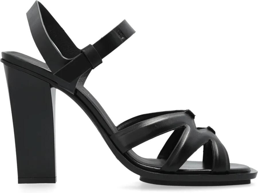 Max Mara 120 mm Double High sandalen Zwart