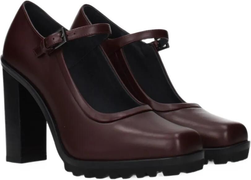 Max Mara Leren pumps Bruin - Foto 5