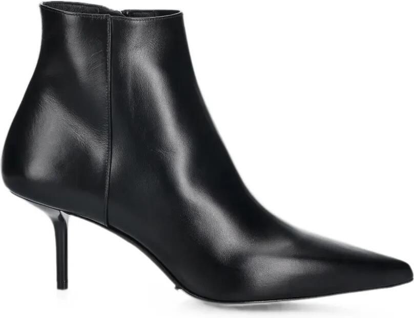 Max Mara Enkellaarzen met puntige neus Zwart