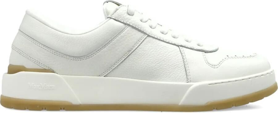 Max Mara Pumps met vlakken en veters Wit