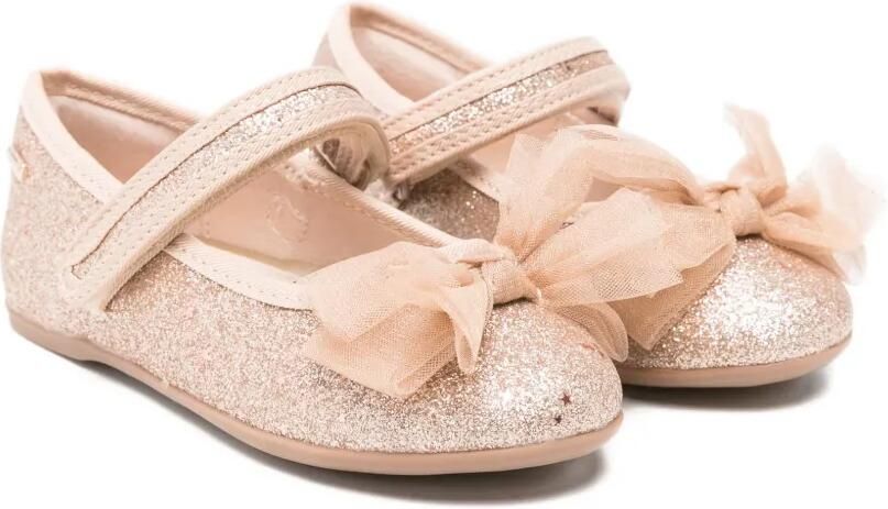 Mayoral Ballerina's met strikdetail Goud
