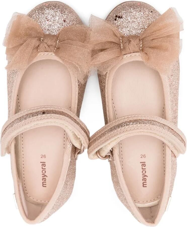 Mayoral Ballerina's met strikdetail Goud - Foto 2