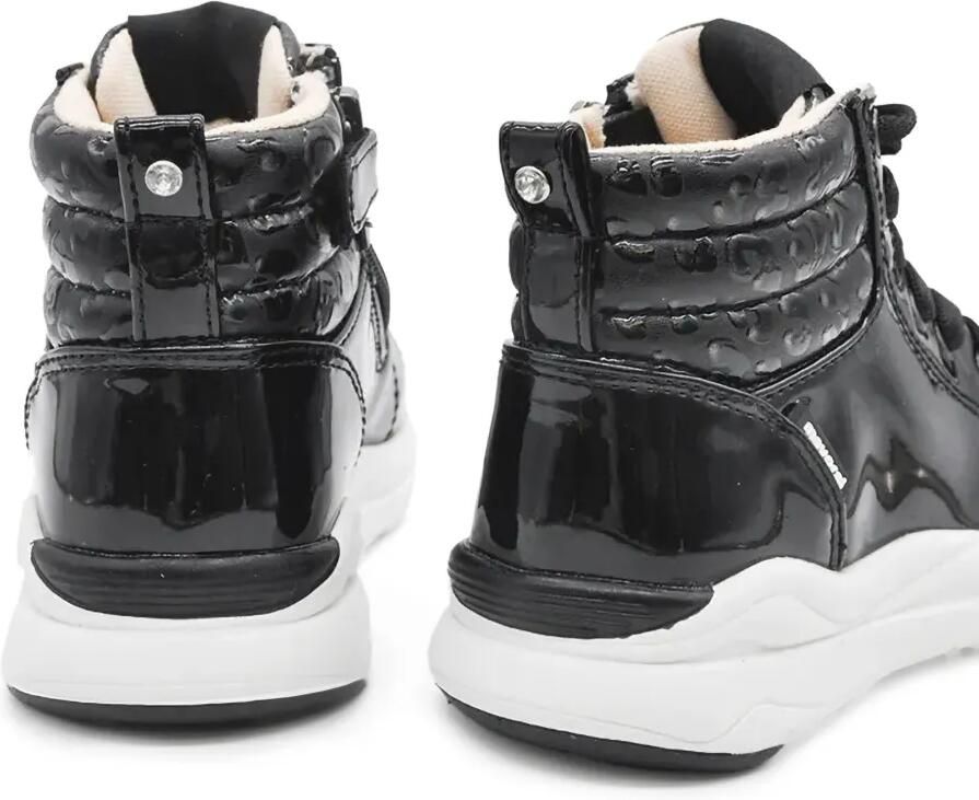 Mayoral Gewatteerde high-top sneakers met gelakte afwerking Zwart - Foto 2