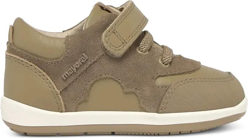 Mayoral Sneakers met suède vlak Bruin