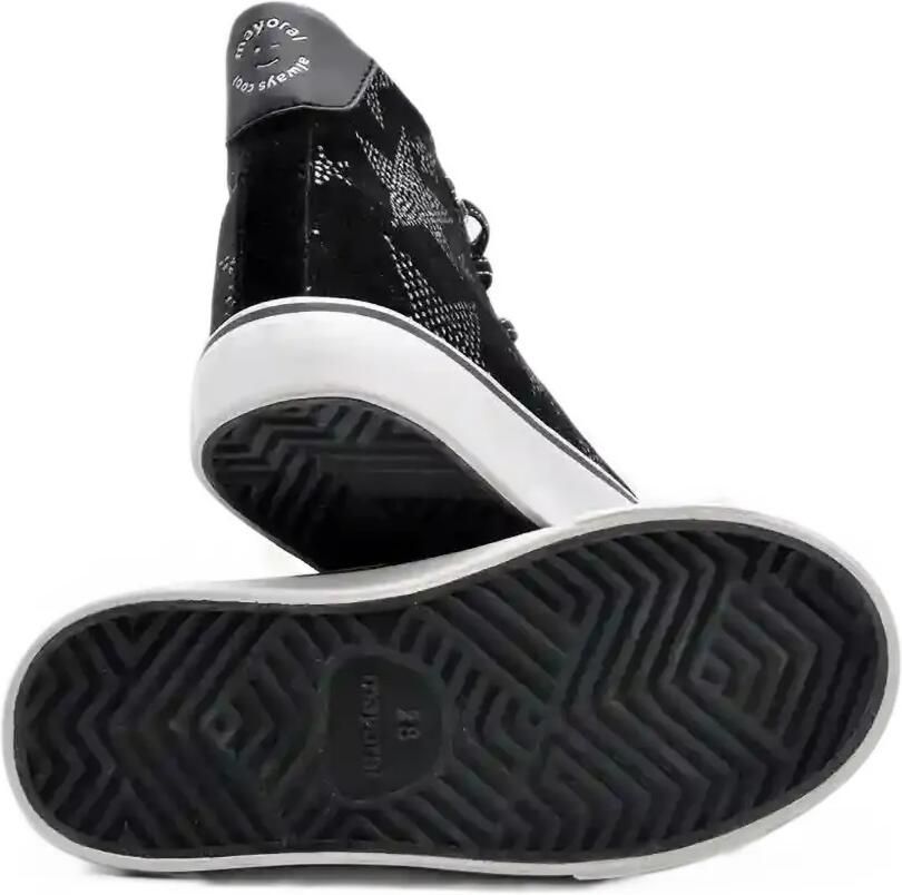 Mayoral star-print high-top sneakers Zwart - Foto 3