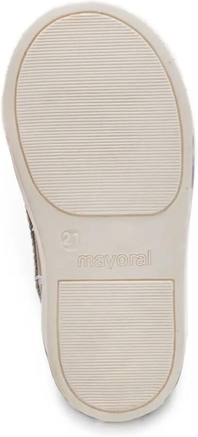Mayoral Suède loafers met klittenband Beige - Foto 2