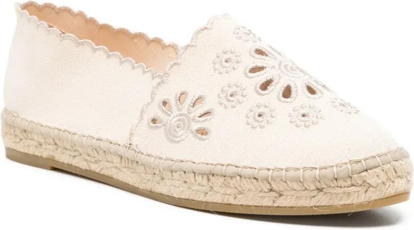 MC2 Saint Barth Broderie anglaise espadrilles Beige - Foto 3