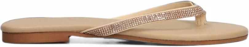 MC2 Saint Barth Sandalen verfraaid met kristallen Beige