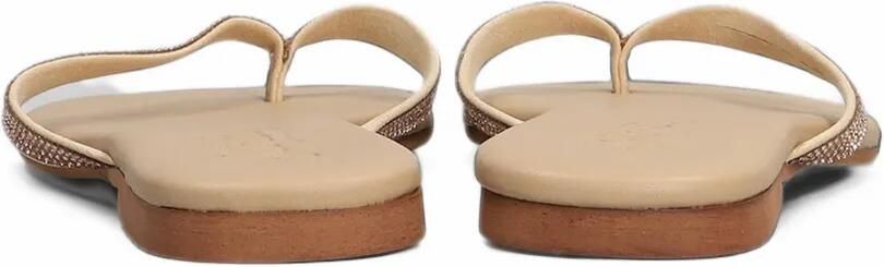MC2 Saint Barth Sandalen verfraaid met kristallen Beige - Foto 4