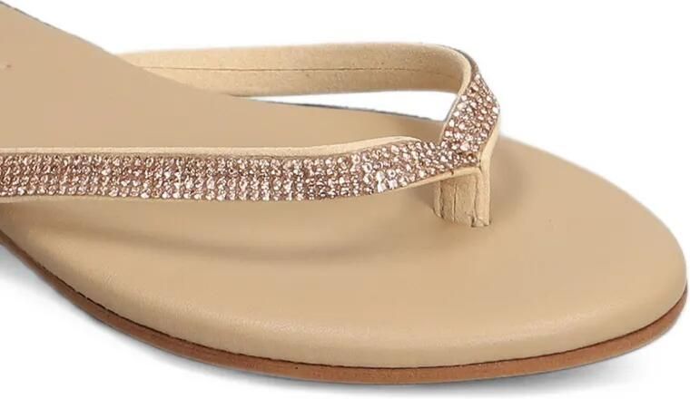 MC2 Saint Barth Sandalen verfraaid met kristallen Beige - Foto 2