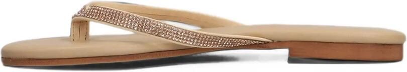 MC2 Saint Barth Sandalen verfraaid met kristallen Beige - Foto 5