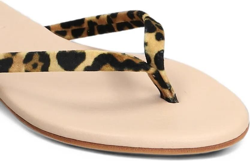 MC2 Saint Barth Teenslippers met luipaardprint Beige - Foto 2