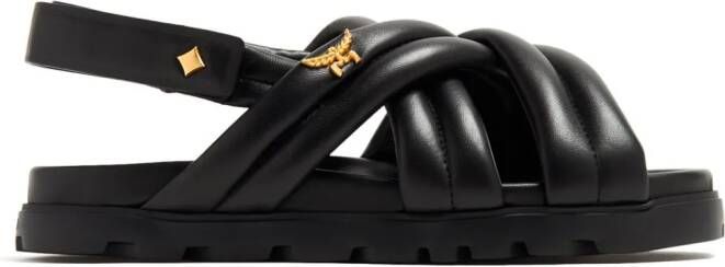 MCM Leren sandalen Zwart