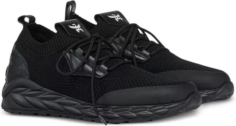 MCM Gebreide sneakers met logopatch Zwart
