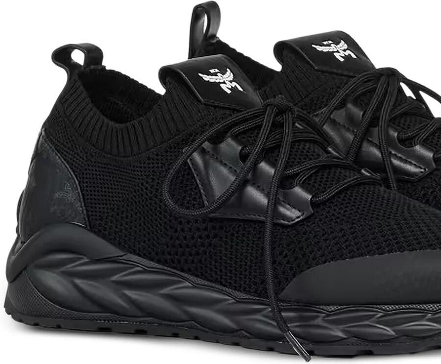 MCM Gebreide sneakers met logopatch Zwart - Foto 2