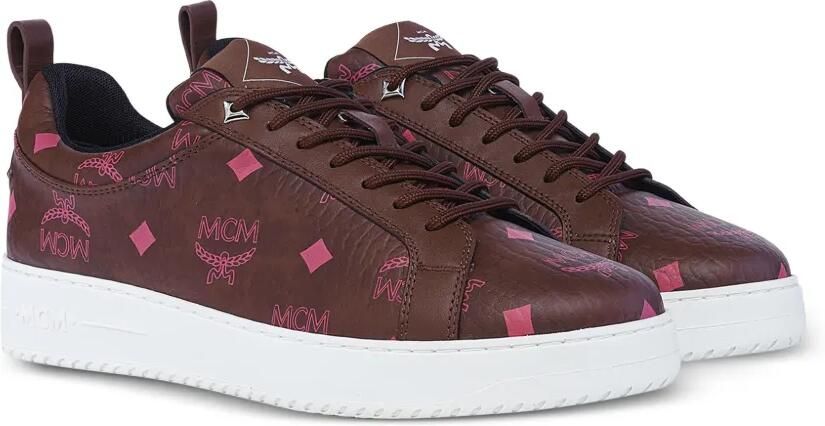 MCM Neo Terrain sneakers met logoprint Bruin - Foto 5