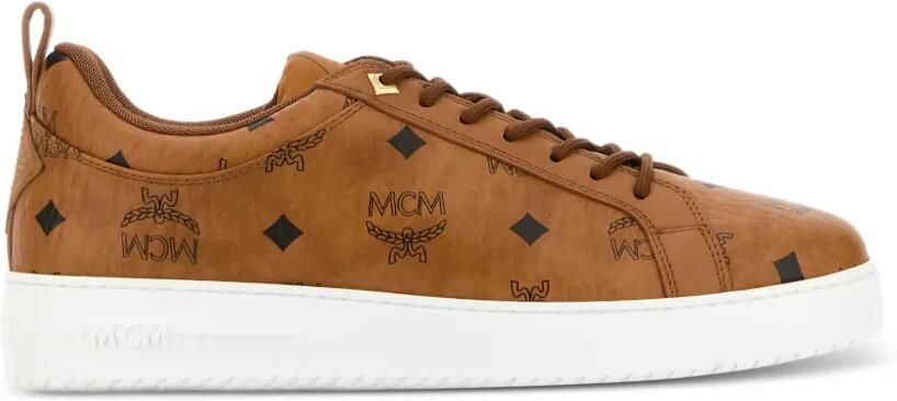 MCM Neo Terrain Visetos sneakers Bruin