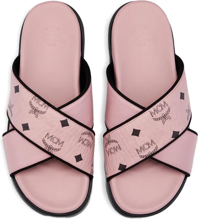 MCM Sandalen met logopatroon Roze