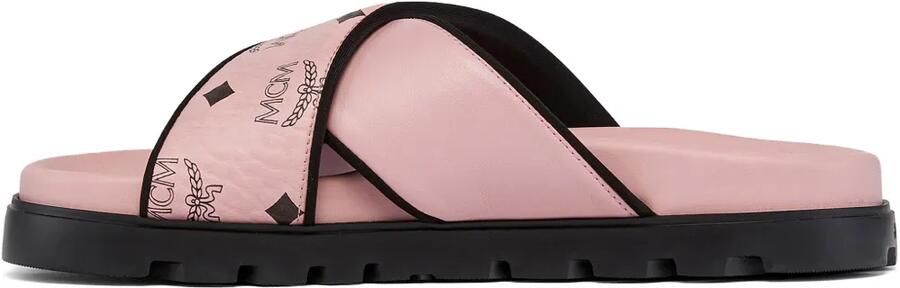 MCM Sandalen met logopatroon Roze - Foto 4