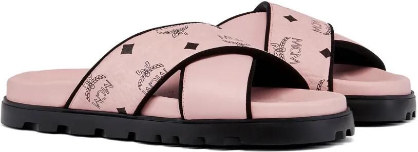 MCM Sandalen met logopatroon Roze - Foto 5