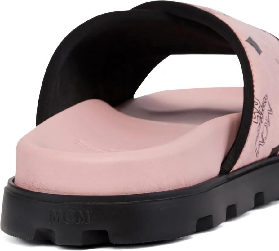 MCM Sandalen met logopatroon Roze - Foto 2