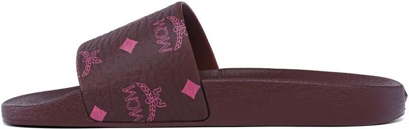 MCM Slippers met monogram Bruin