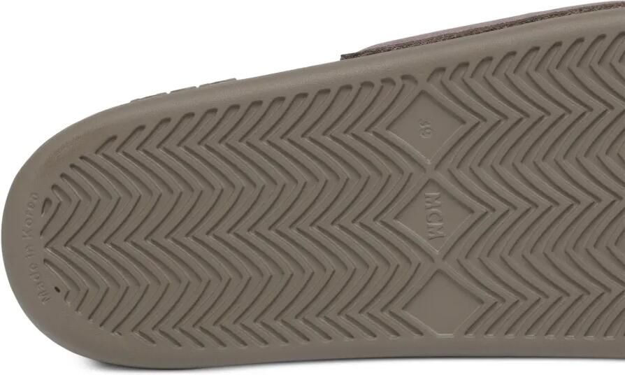 MCM Wij hebben de beste ultrasuède slippers Grijs - Foto 4