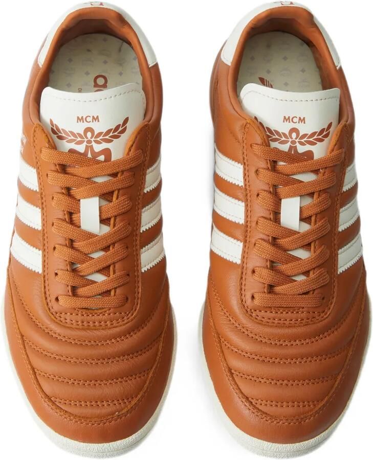 MCM x adidas x FC Bayern Mundial Team sneakers Bruin - Foto 3