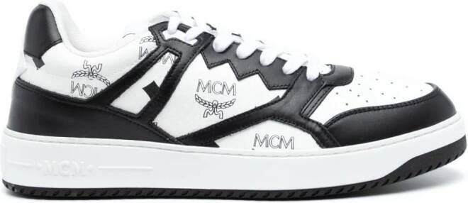 MCM Neo Derby Visetos sneakers Zwart