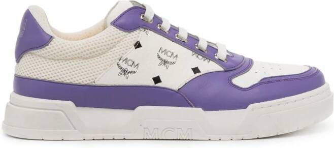 MCM Skyward sneakers met print Wit