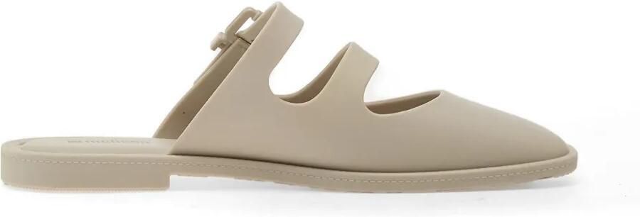 Melissa Anastasia Ad muiltjes met gesp Beige