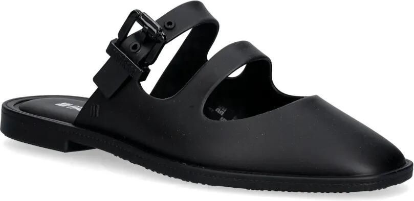 Melissa Anastasia slippers met gespsluiting en uitgesneden details Zwart - Foto 3