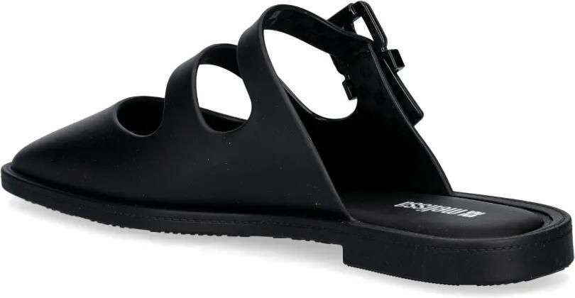 Melissa Anastasia slippers met gespsluiting en uitgesneden details Zwart - Foto 2