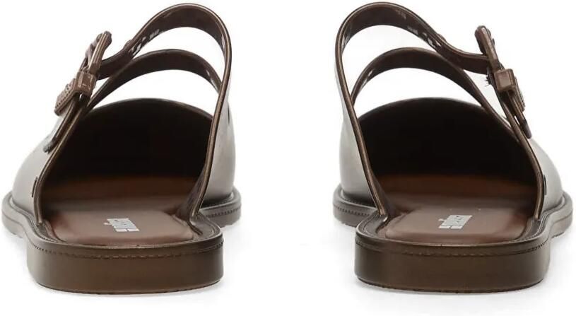 Melissa Anastasia slippers met puntige neus Bruin - Foto 2