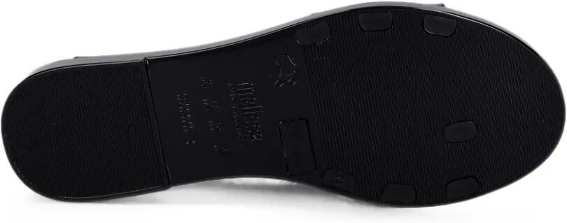 Melissa Babe slippers met gespdetail Zwart - Foto 4