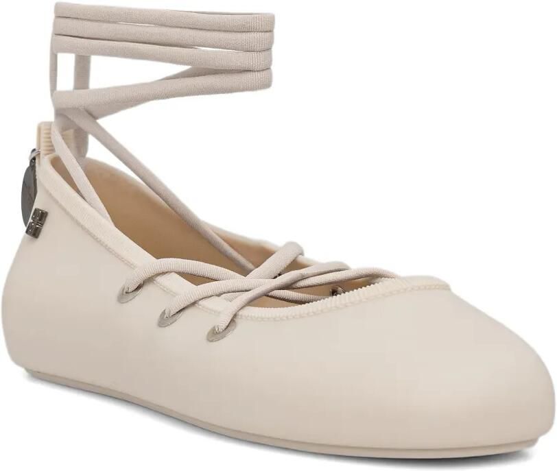 Melissa Ballerina's met enkelbandje en veters Beige - Foto 2