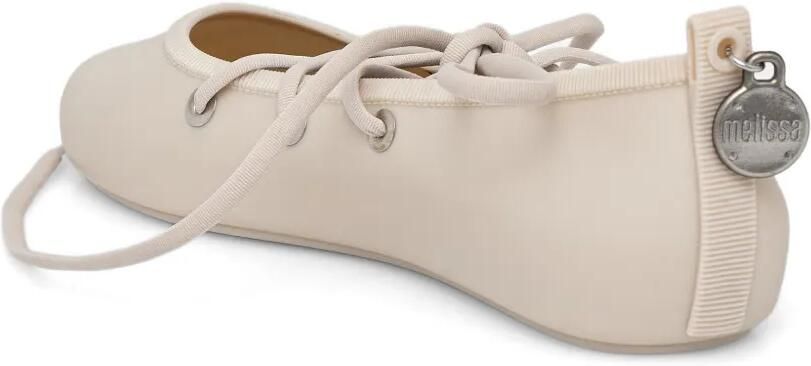 Melissa Ballerina's met enkelbandje en veters Beige - Foto 4