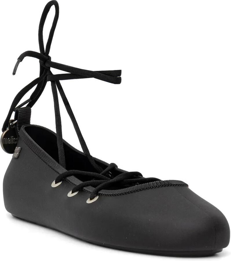 Melissa Ballerina's met veters Zwart - Foto 2