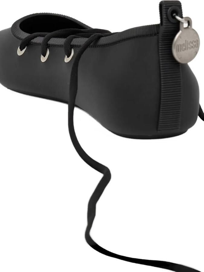 Melissa Ballerina's met veters Zwart - Foto 3