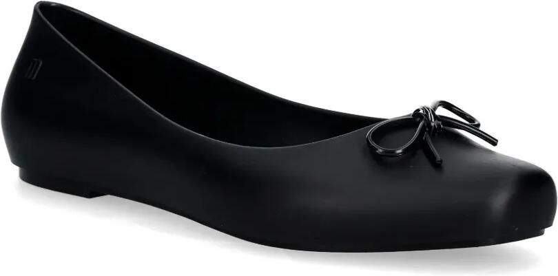Melissa Ballerina's met vierkante neus en strik-detail Zwart - Foto 2