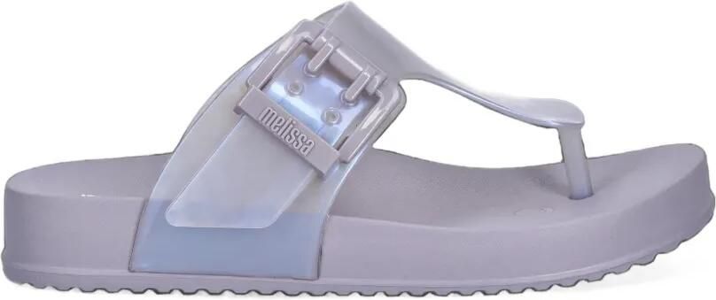 Melissa buckle-detail thong flip-flops Blauw