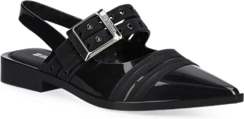 Melissa Slingback ballerina's met gespsluiting Zwart - Foto 3