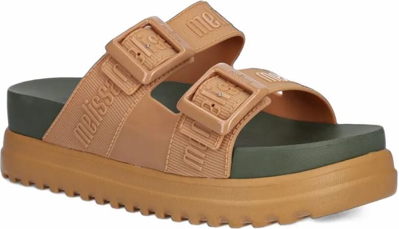 Melissa Cozy M Lover buckle-fastening platform slides Beige - Foto 2