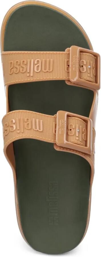 Melissa Cozy M Lover buckle-fastening platform slides Beige - Foto 3